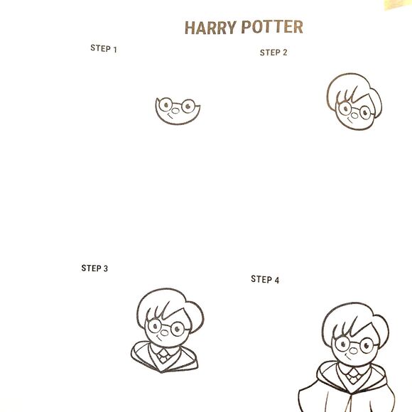 Harry's Characters Drawing Guide For Kids: Learn to Draw Your Fav 25 Characters - Picture 6 of 9